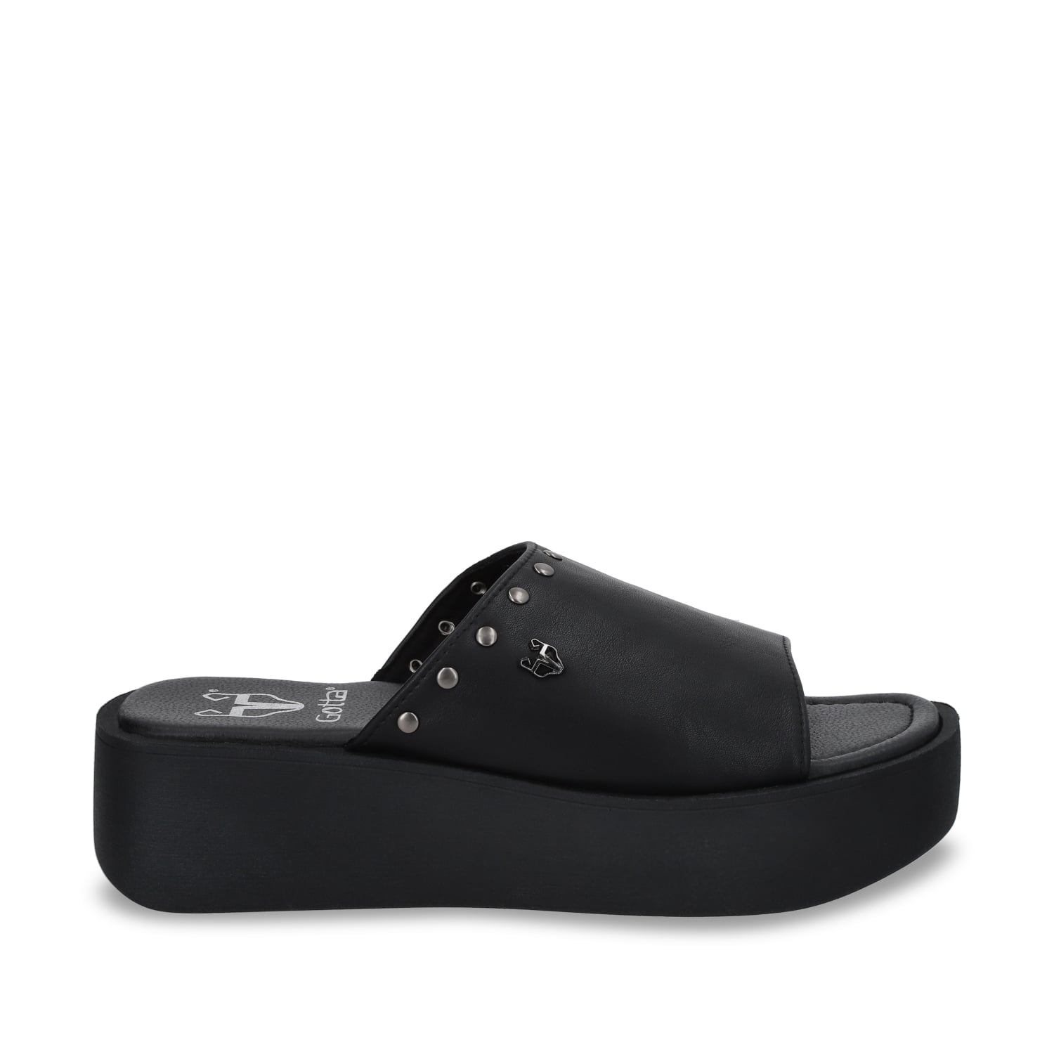 SANDALIAS MUJER GOTTA NEGRO PLATAFORMA 53730 - 1