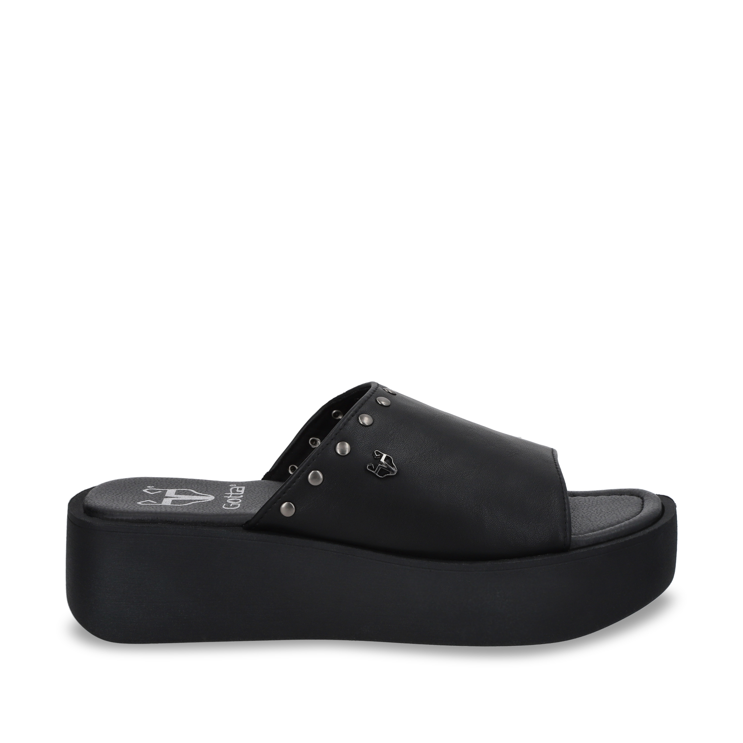 SANDALIAS MUJER GOTTA NEGRO PLATAFORMA 53730 - 1