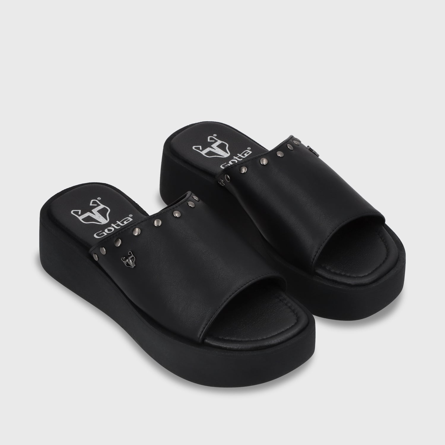 SANDALIAS MUJER GOTTA NEGRO PLATAFORMA 53730 - 3