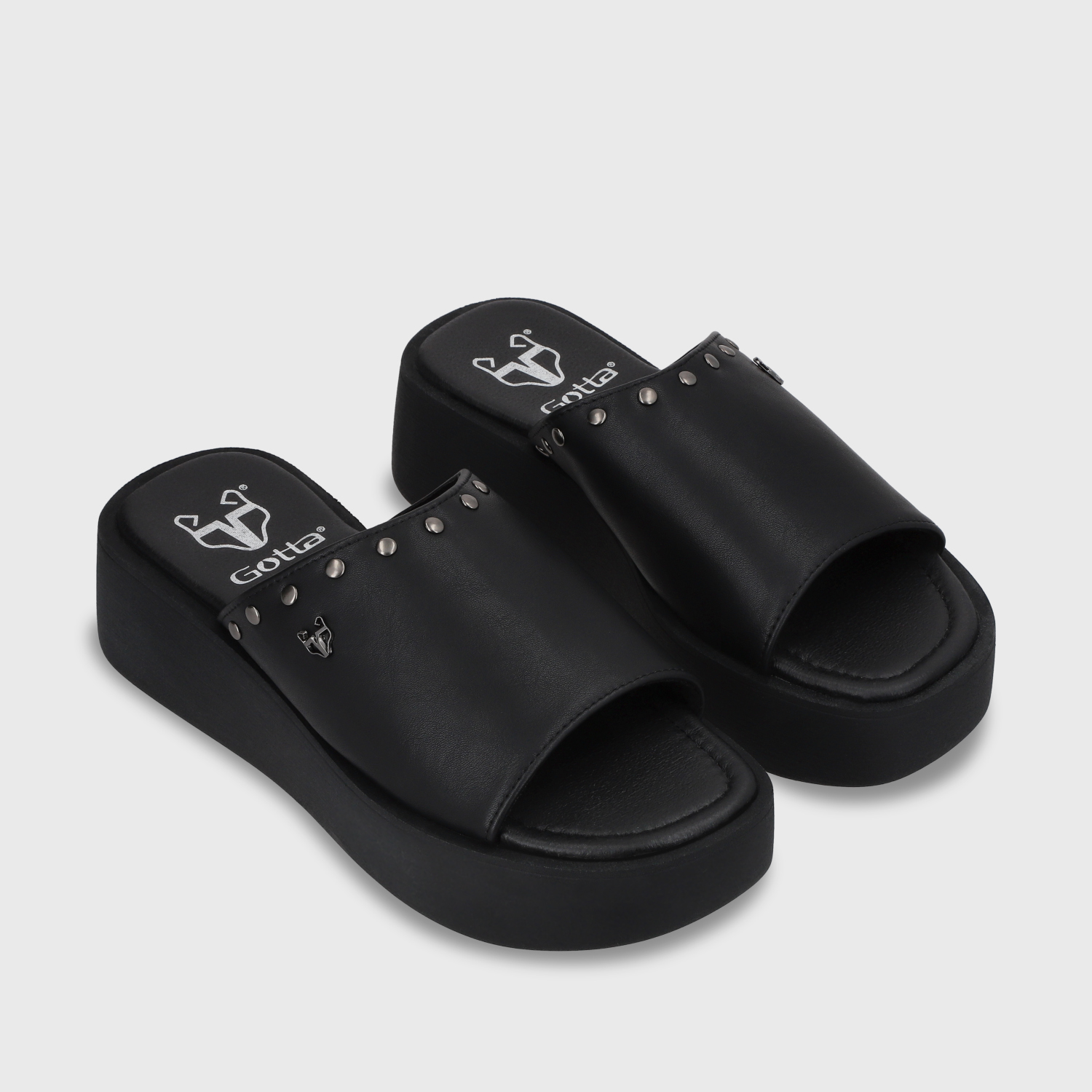 SANDALIAS MUJER GOTTA NEGRO PLATAFORMA 53730 - 3