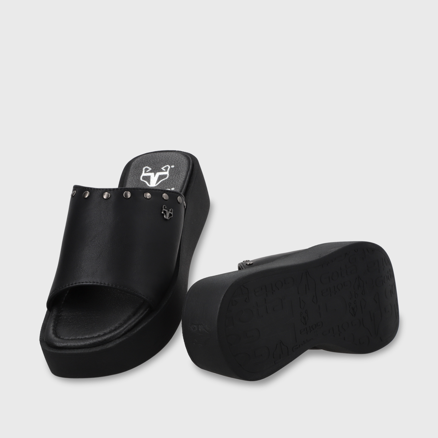 SANDALIAS MUJER GOTTA NEGRO PLATAFORMA 53730 - 7