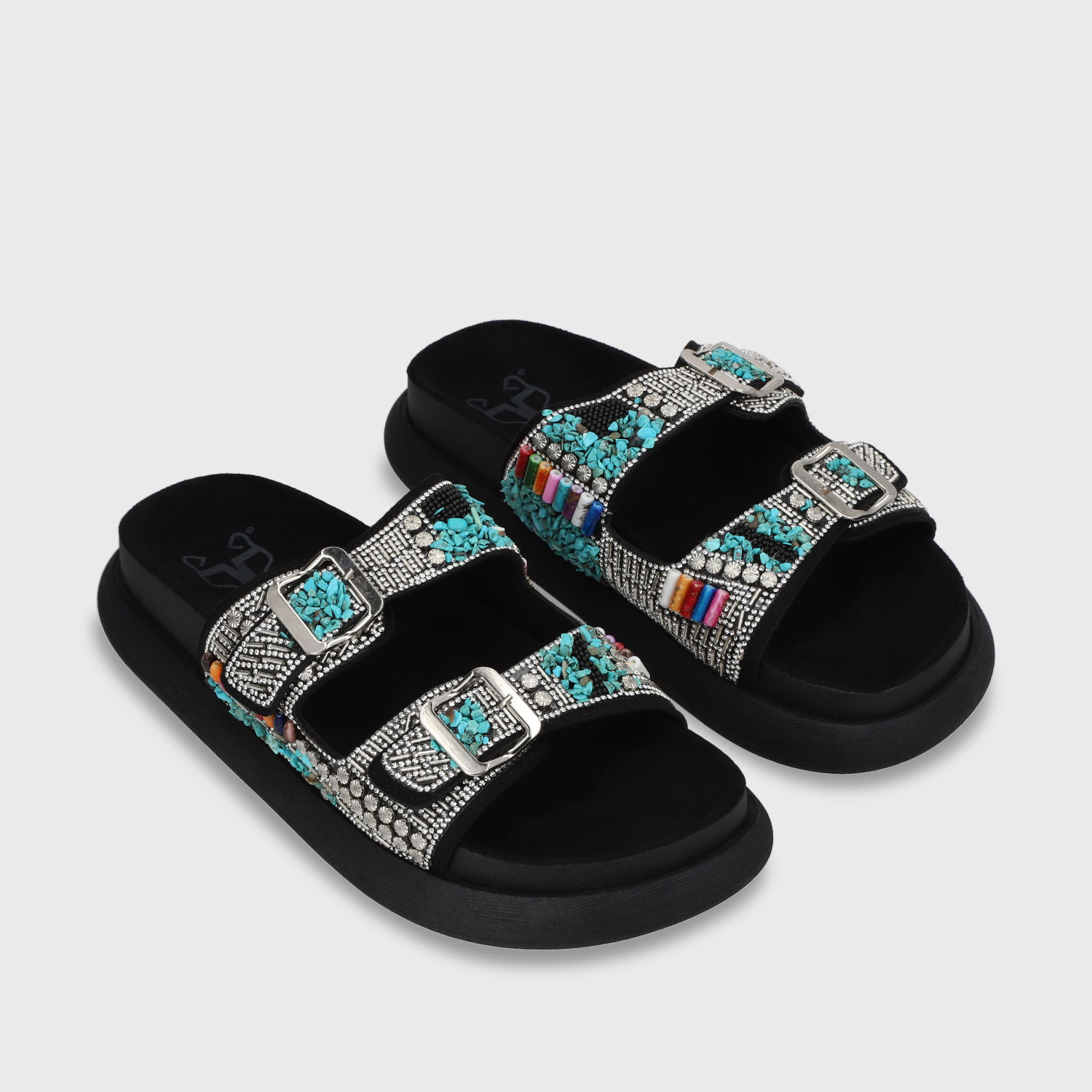 SANDALIAS MUJER GOTTA NEGRO PLANA 53705 - 3