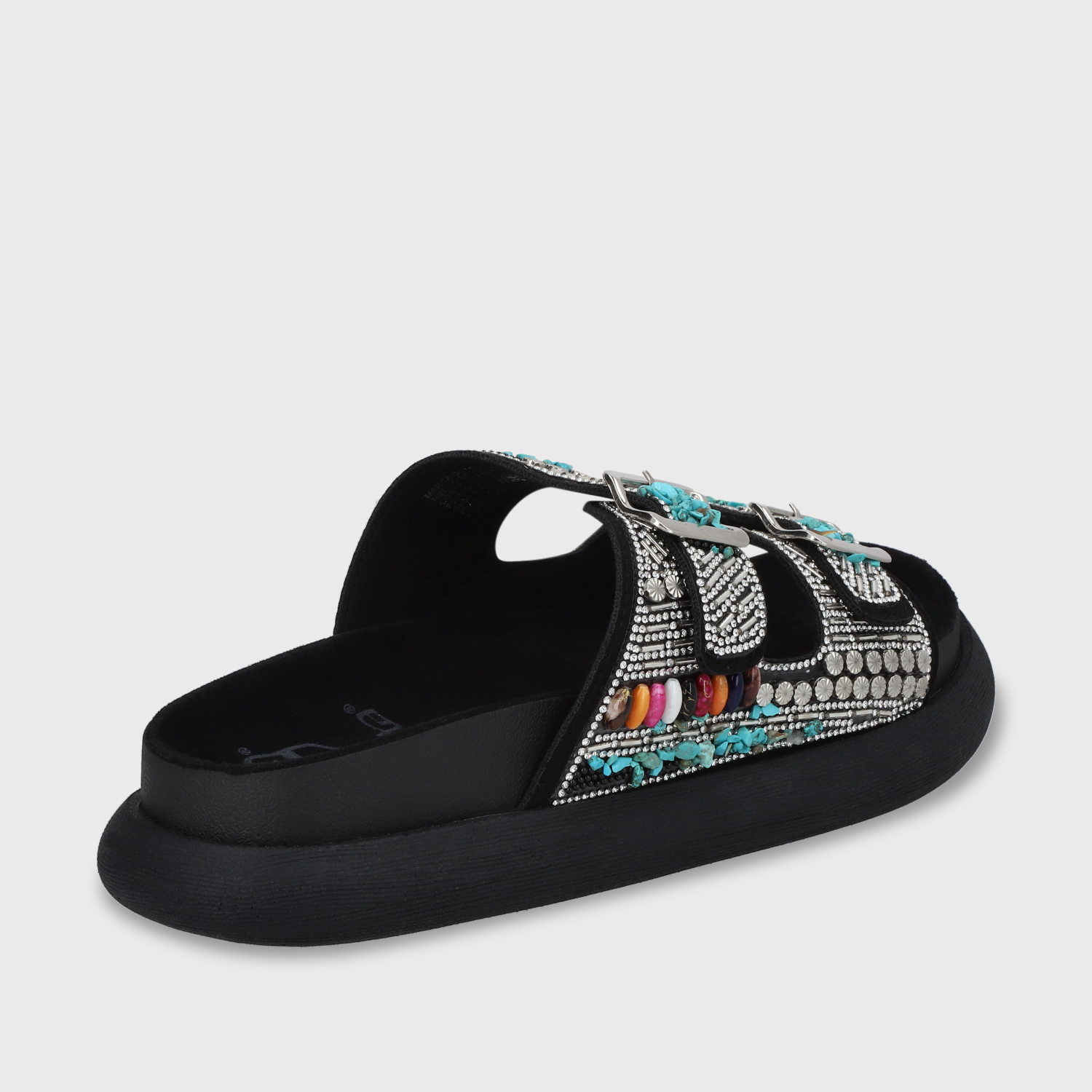 SANDALIAS MUJER GOTTA NEGRO PLANA 53705 - 5