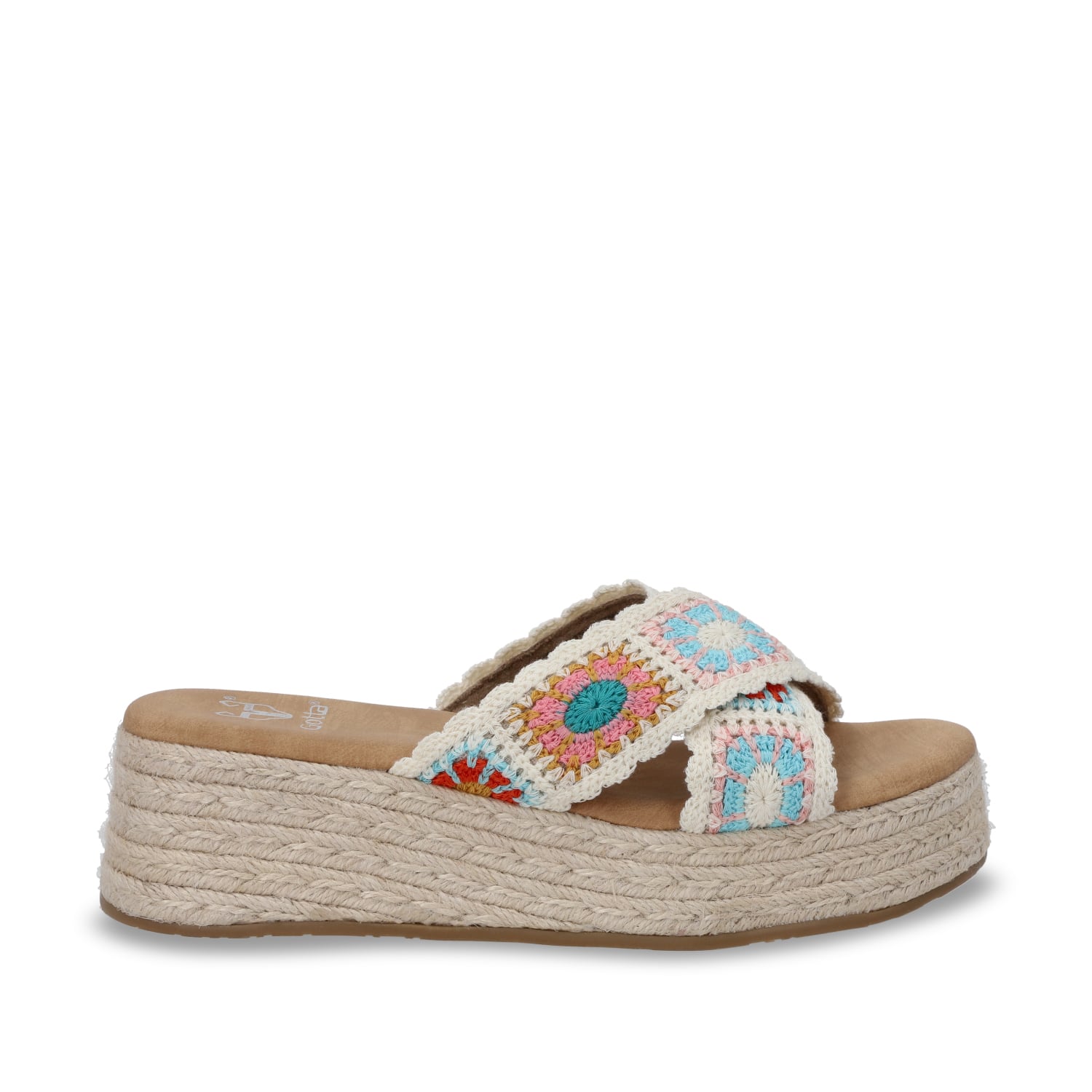 SANDALIAS MUJER GOTTA MULTICOLOR PLATAFORMA 55970 - 1