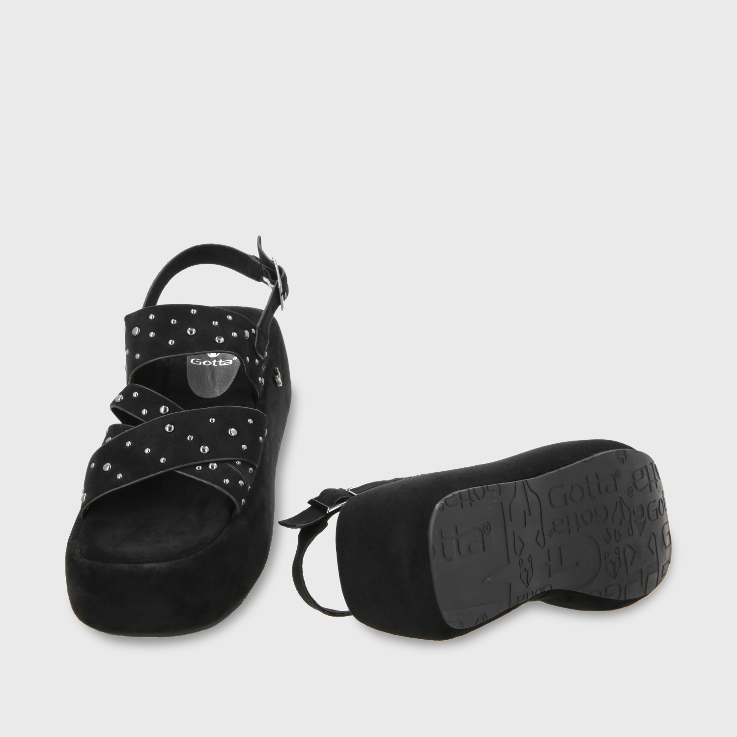 SANDALIAS MUJER GOTTA NEGRO PLATAFORMA 55962 - 7