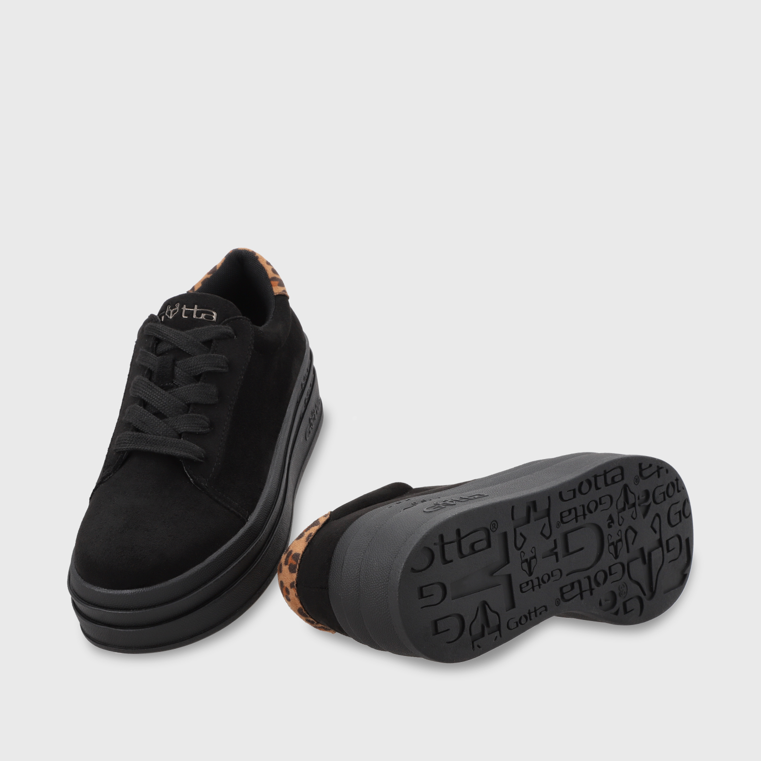 ZAPATILLAS MUJER GOTTA PLATAFORMA NEGRO 53751 - 7
