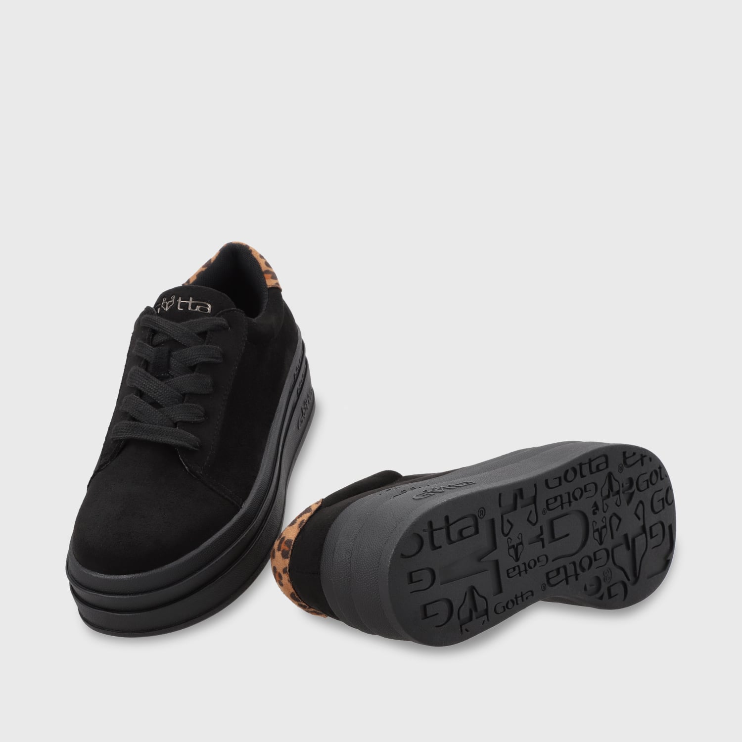 ZAPATILLAS MUJER GOTTA PLATAFORMA NEGRO 53751 - 7