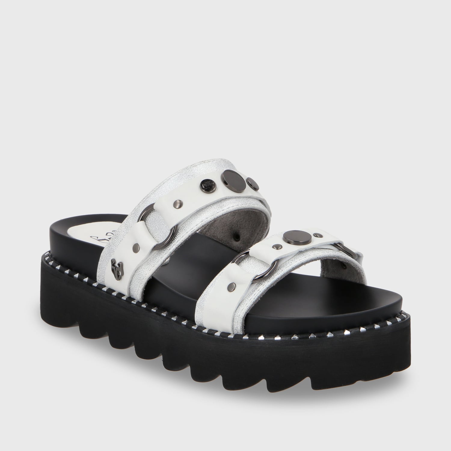SANDALIAS MUJER GOTTA BLANCO PLANA 1573B - 2
