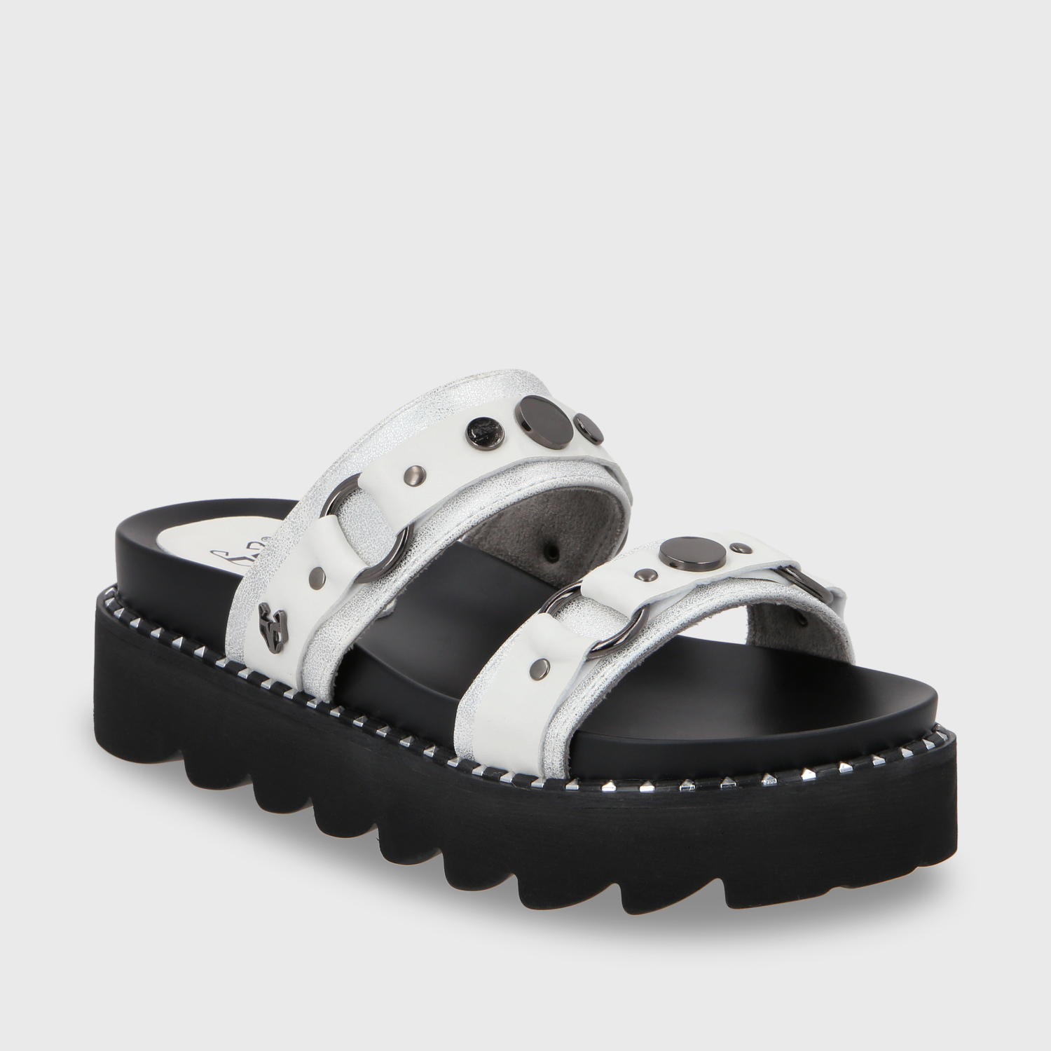 SANDALIAS MUJER GOTTA BLANCO PLANA 1573B - 2