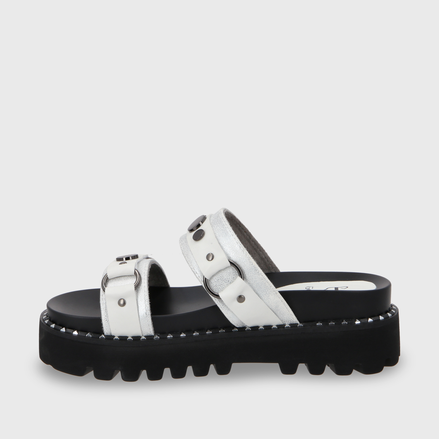 SANDALIAS MUJER GOTTA BLANCO PLANA 1573B - 4
