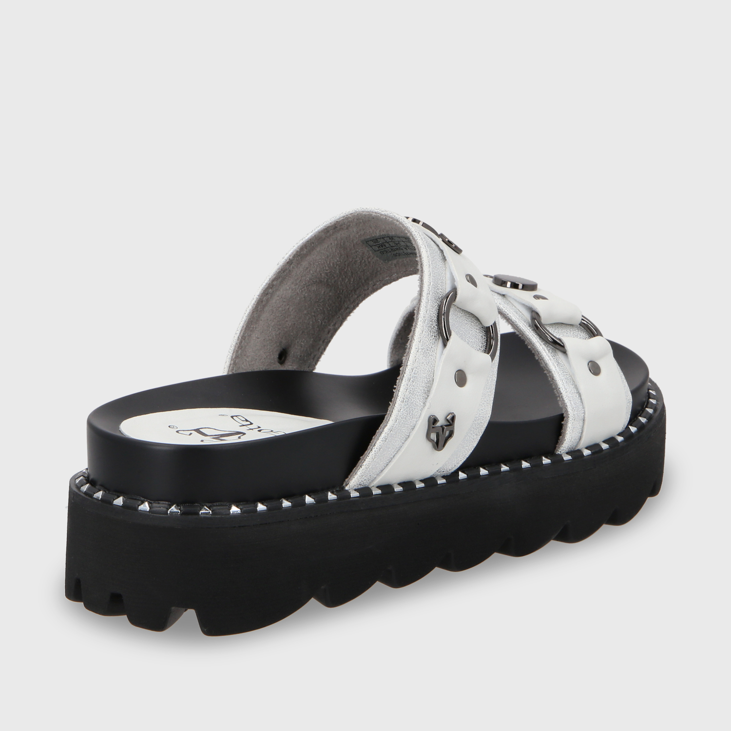 SANDALIAS MUJER GOTTA BLANCO PLANA 1573B - 5