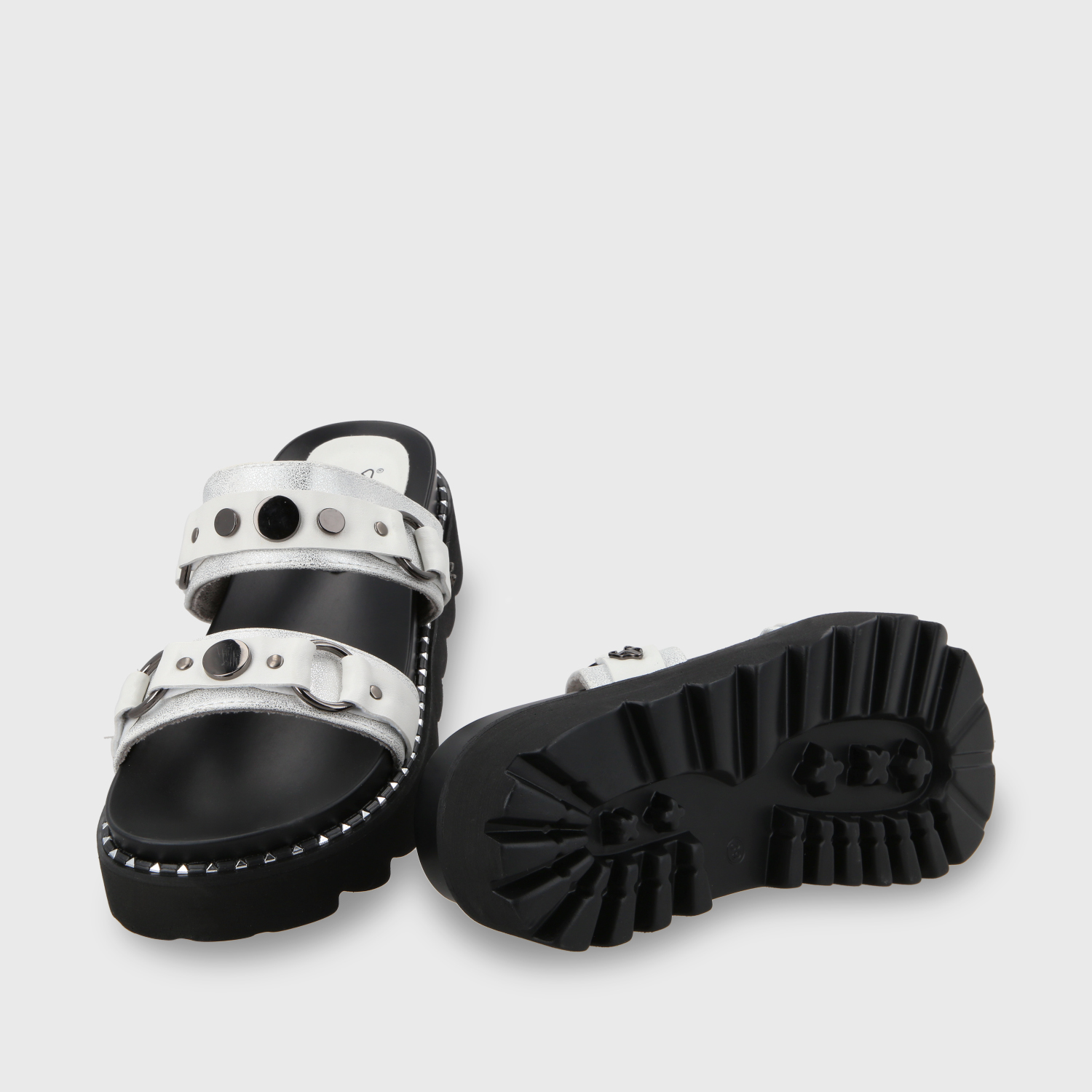 SANDALIAS MUJER GOTTA BLANCO PLANA 1573B - 7