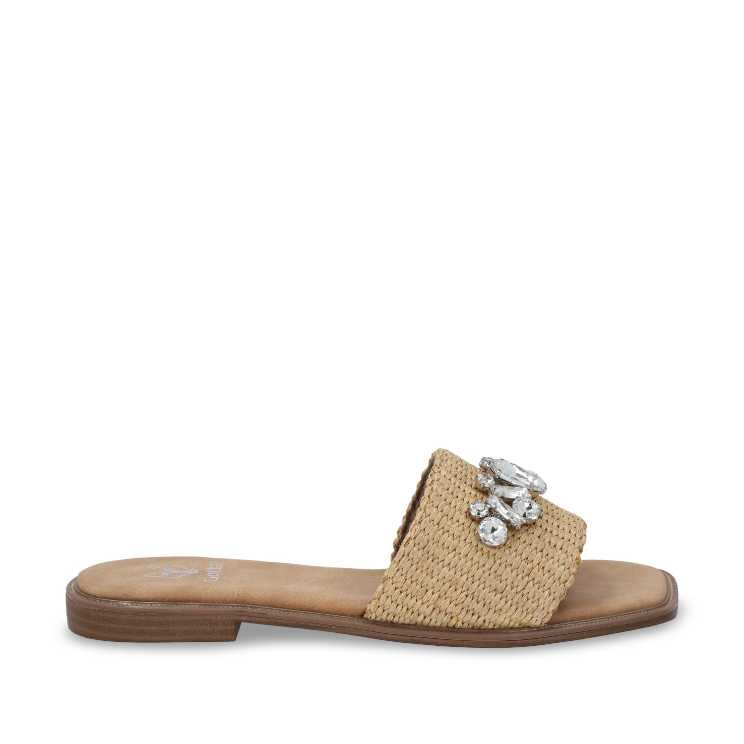 SANDALIAS MUJER GOTTA CAFÉ PLANA RAFIA 55220 - 1