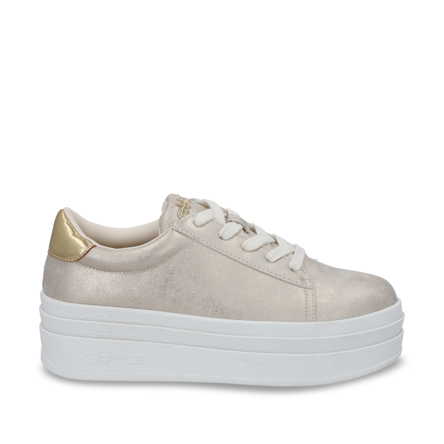 ZAPATILLAS MUJER GOTTA PLATAFORMA DORADA 53751 - 1