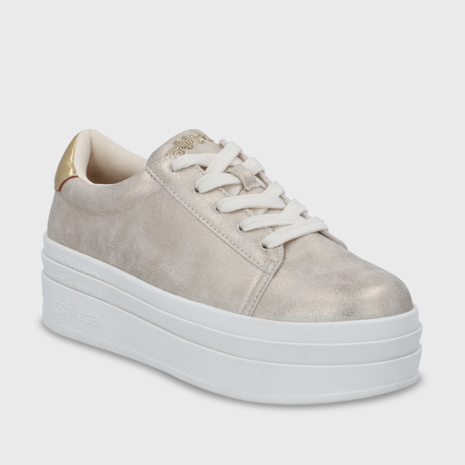 ZAPATILLAS MUJER GOTTA PLATAFORMA DORADA 53751 - 2