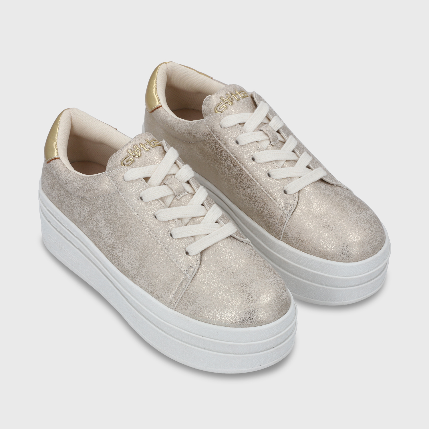 ZAPATILLAS MUJER GOTTA PLATAFORMA DORADA 53751 - 3