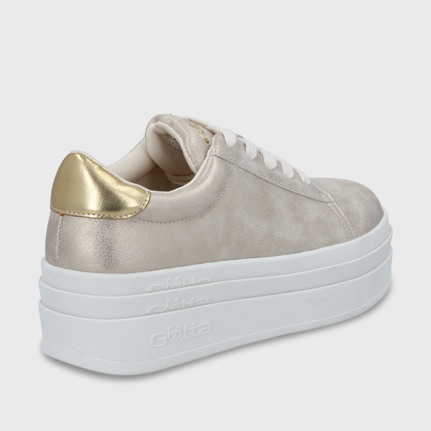 ZAPATILLAS MUJER GOTTA PLATAFORMA DORADA 53751 - 5
