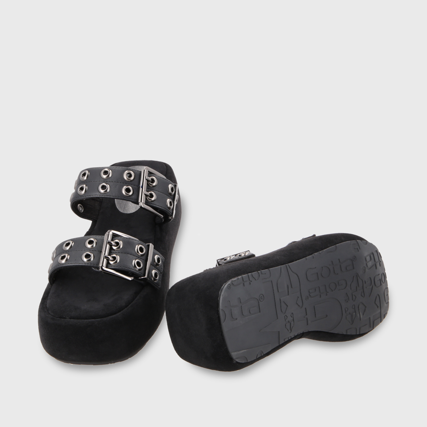 SANDALIAS MUJER GOTTA NEGRO PLATAFORMA 55961 - 7