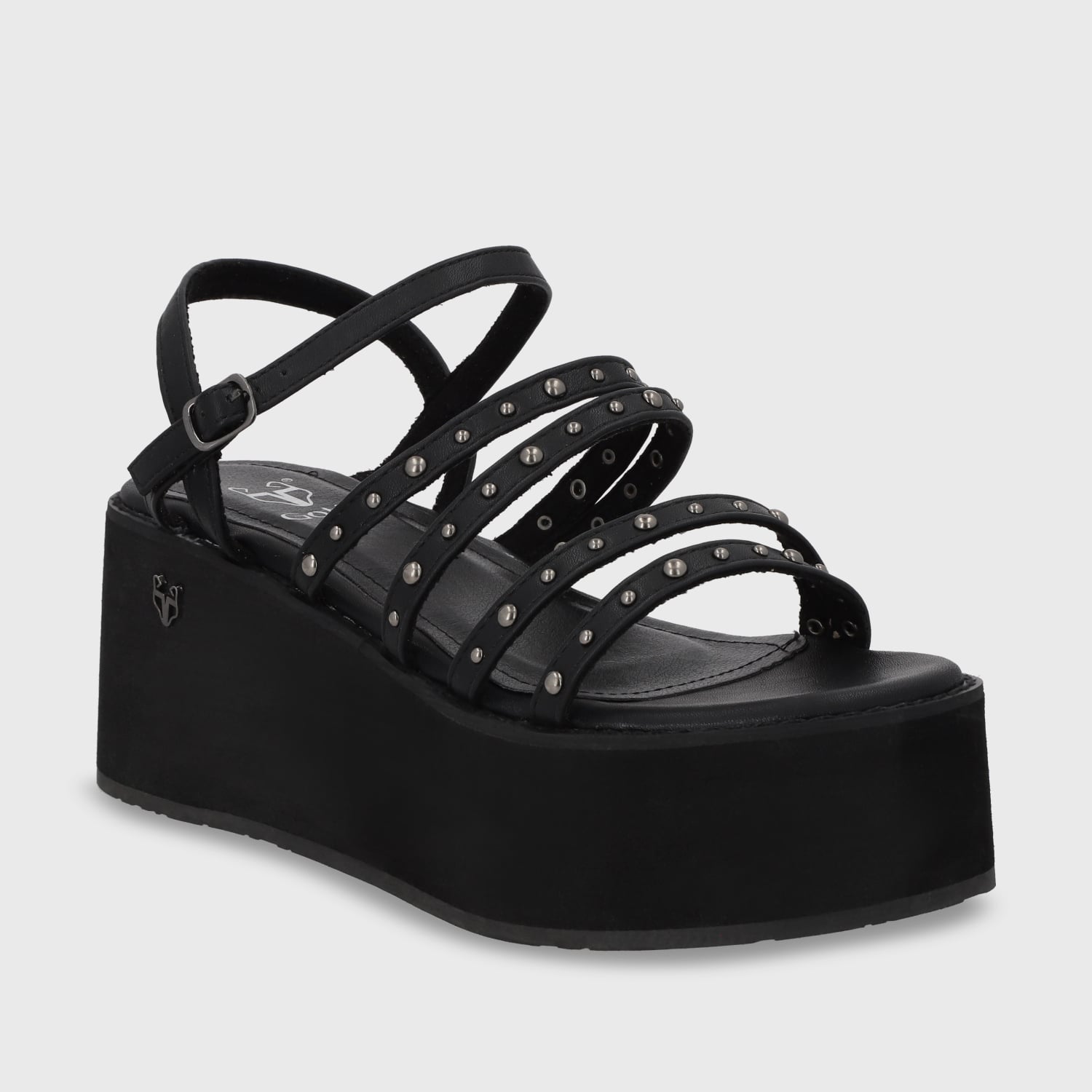 SANDALIAS MUJER GOTTA NEGRO PLATAFORMA 15629 - 2