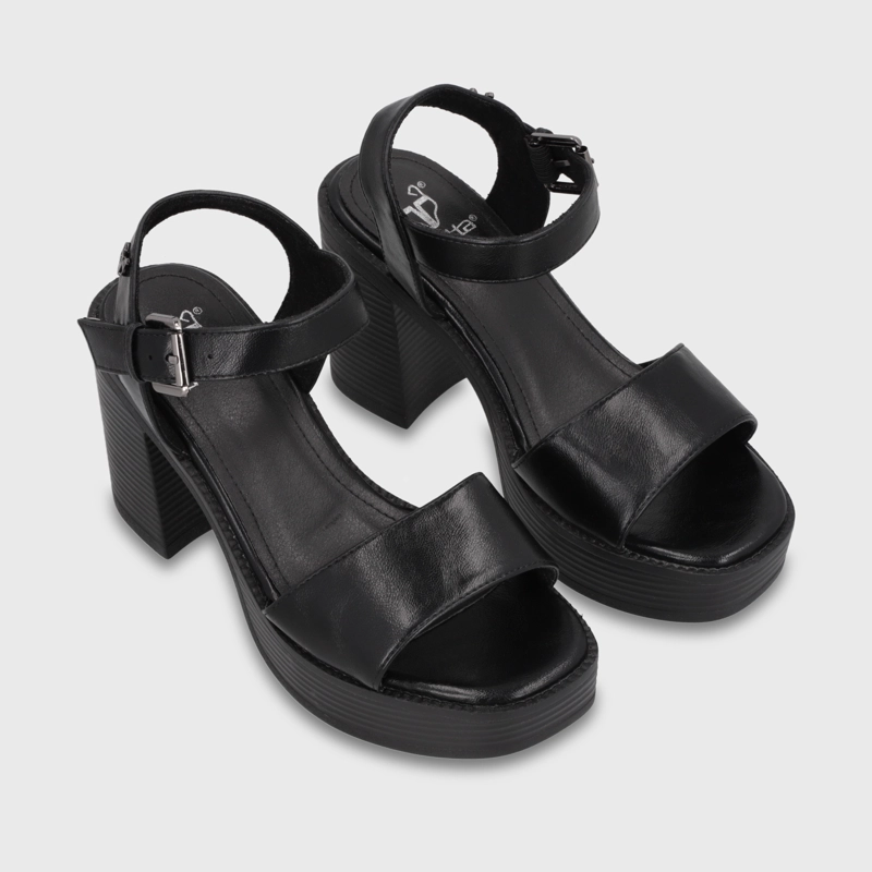SANDALIA TACO NEGRA MUJER 65922 GOTTA - 3