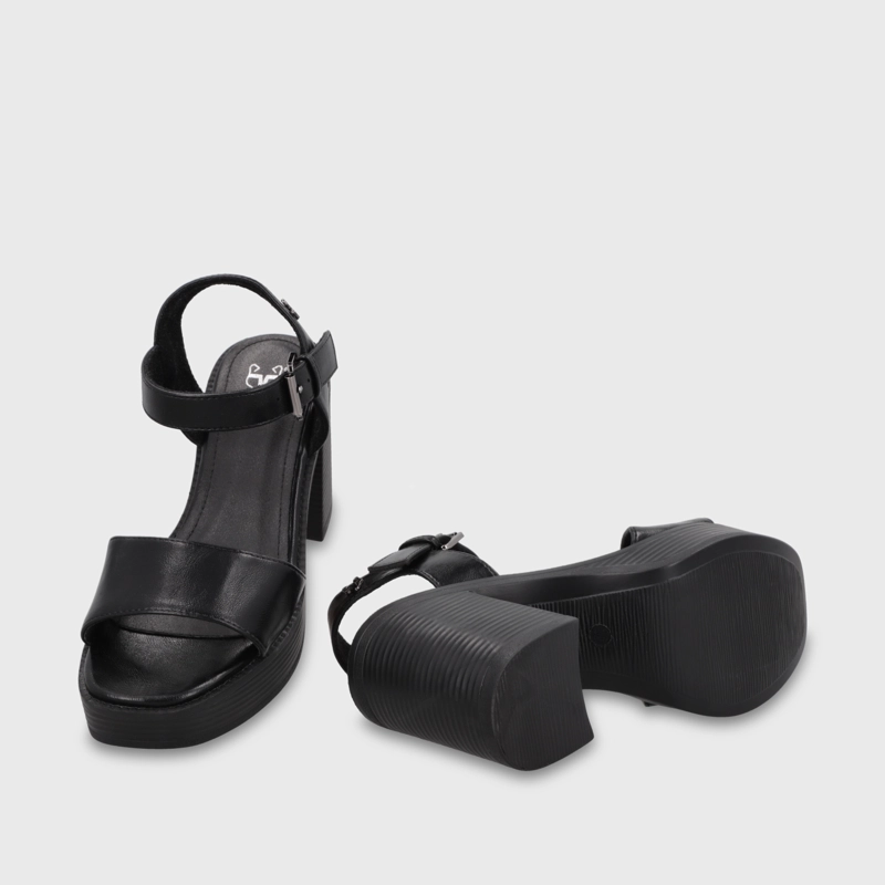 SANDALIA TACO NEGRA MUJER 65922 GOTTA - 7