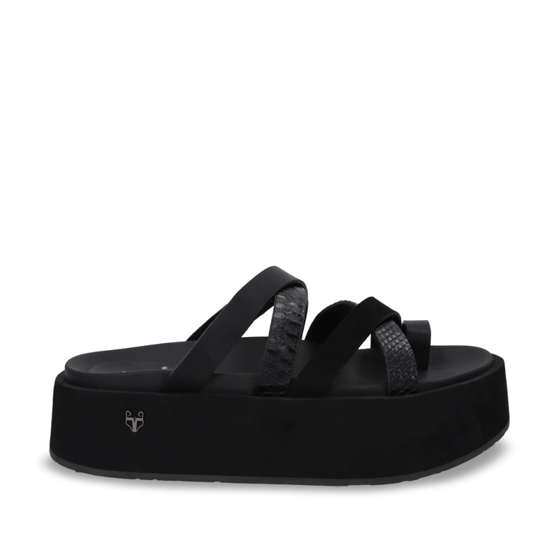 SANDALIA PLATAFORMA NEGRO MUJER 55940 GOTTA - 1