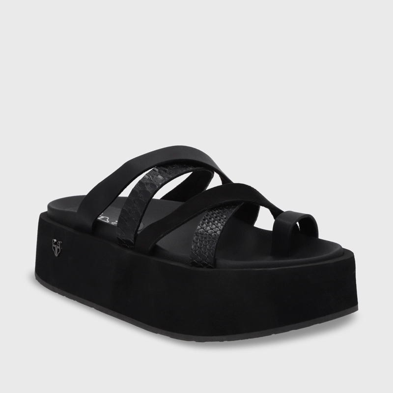 SANDALIA PLATAFORMA NEGRO MUJER 55940 GOTTA - 2