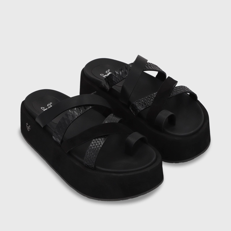 SANDALIA PLATAFORMA NEGRO MUJER 55940 GOTTA - 3