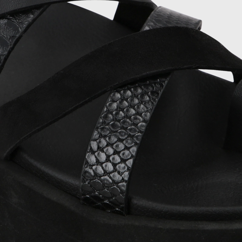 SANDALIA PLATAFORMA NEGRO MUJER 55940 GOTTA - 6