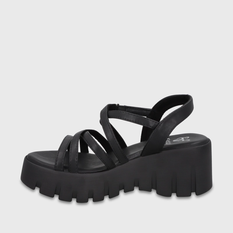 SANDALIA PLATAFORMA NEGRA MUJER 65940 GOTTA - 4