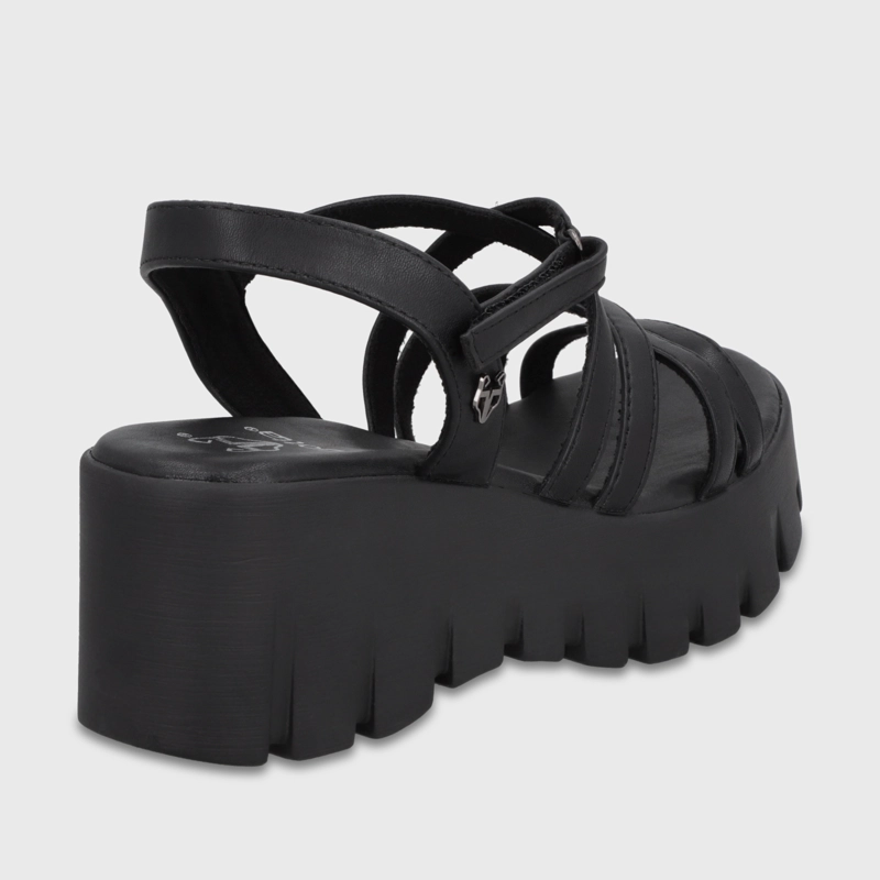 SANDALIA PLATAFORMA NEGRA MUJER 65940 GOTTA - 5