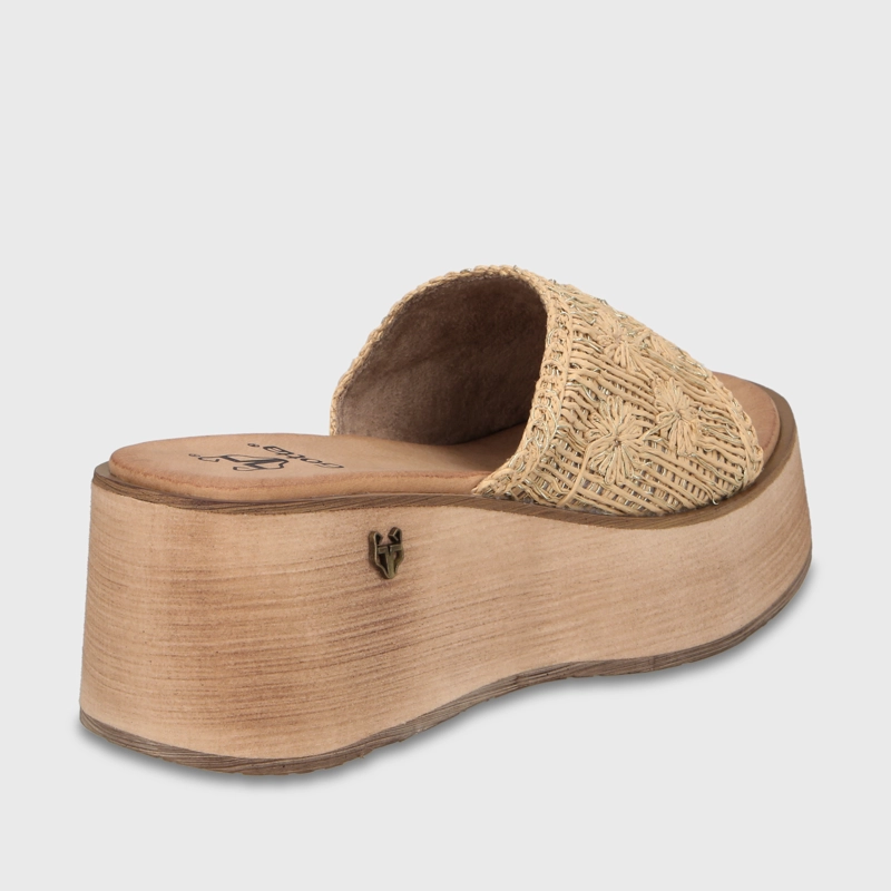 SANDALIA PLATAFORMA BEIGE MUJER 45843 GOTTA - 5