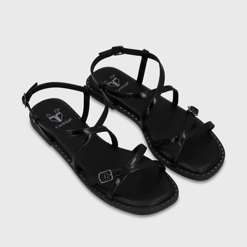 SANDALIA NEGRA MUJER 64130 GOTTA - 3