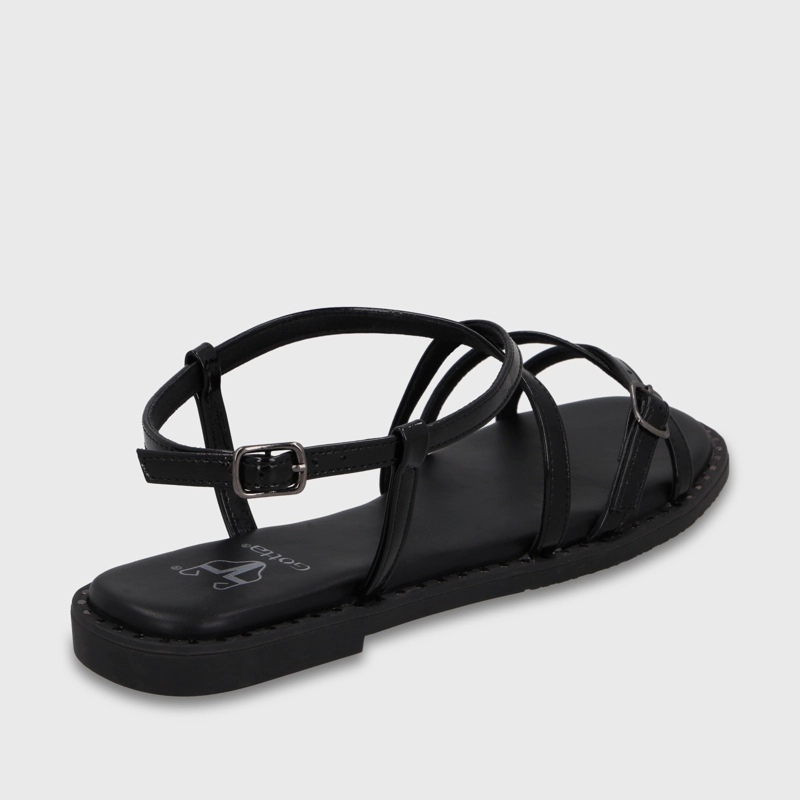 SANDALIA NEGRA MUJER 64130 GOTTA - 5