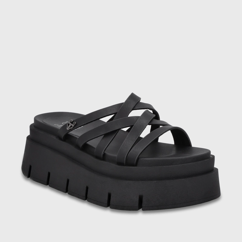 SANDALIA PLATAFORMA NEGRA MUJER 65810 GOTTA - 2