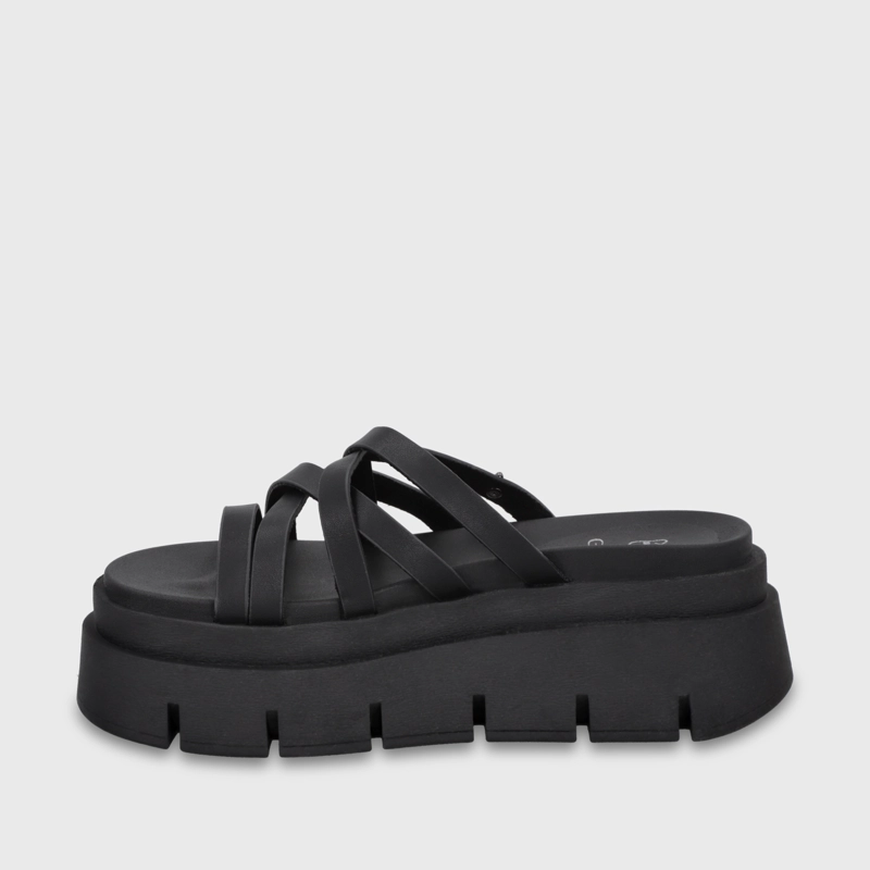 SANDALIA PLATAFORMA NEGRA MUJER 65810 GOTTA - 4