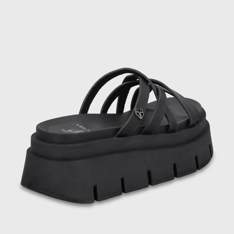 SANDALIA PLATAFORMA NEGRA MUJER 65810 GOTTA - 5
