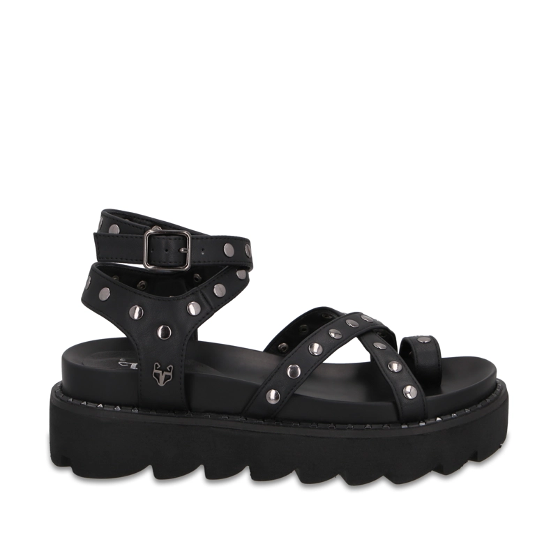 SANDALIA NEGRA MUJER 1573H GOTTA - 1