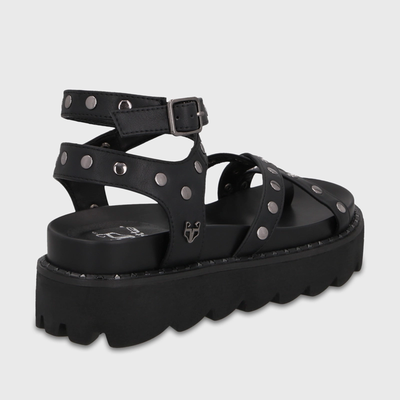 SANDALIA NEGRA MUJER 1573H GOTTA - 5