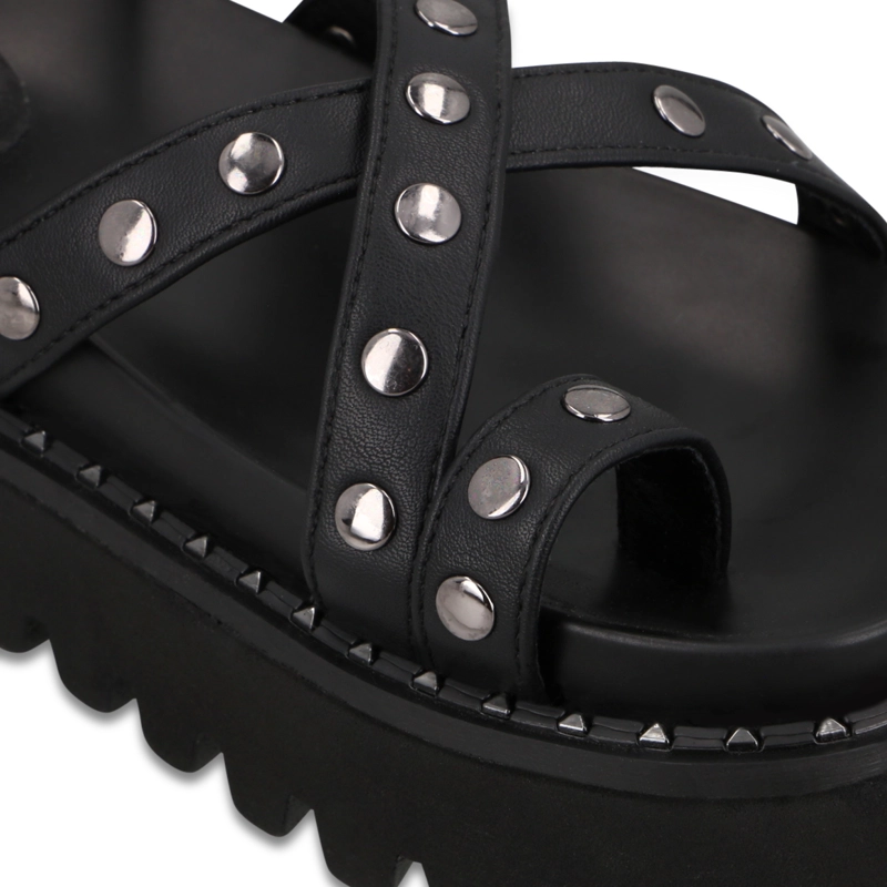 SANDALIA NEGRA MUJER 1573H GOTTA - 6