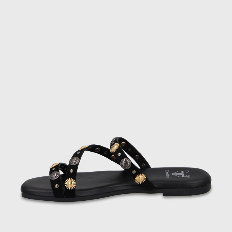 SANDALIA NEGRA MUJER 64141 GOTTA - 4