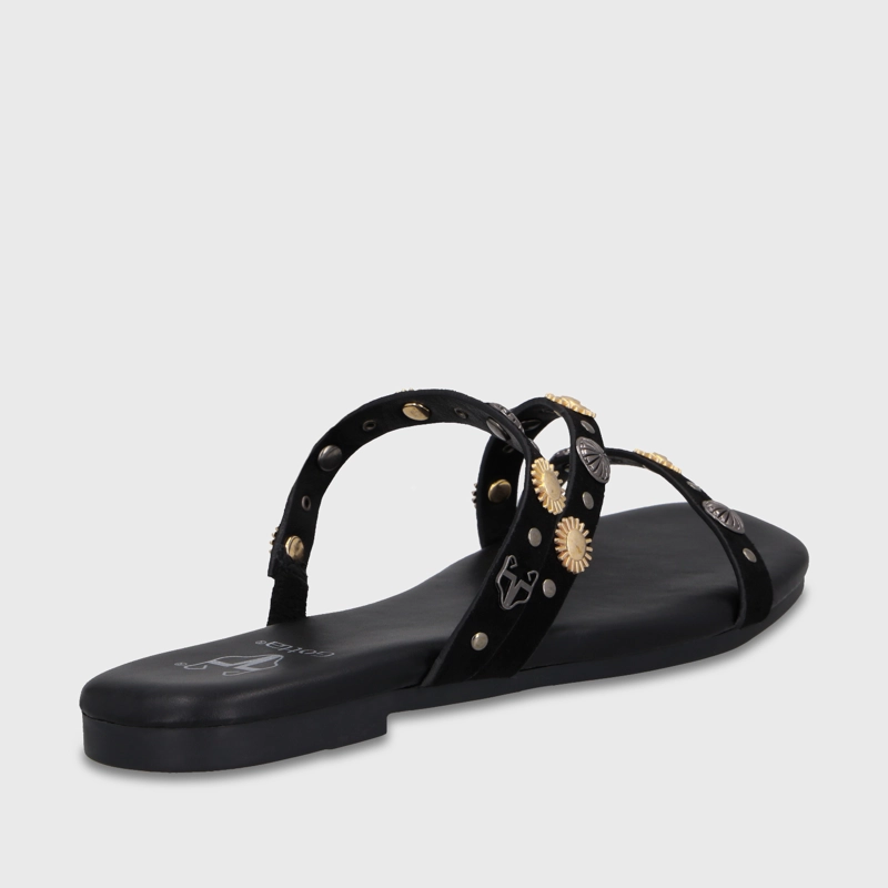 SANDALIA NEGRA MUJER 64141 GOTTA - 5