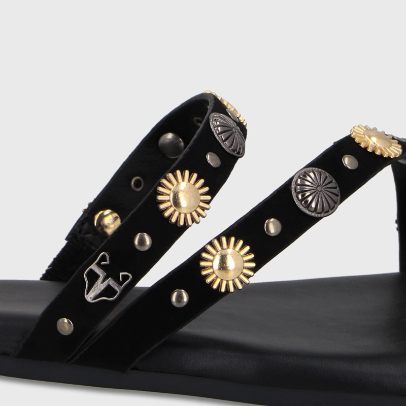 SANDALIA NEGRA MUJER 64141 GOTTA - 6