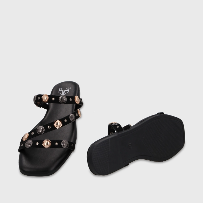 SANDALIA NEGRA MUJER 64141 GOTTA - 7