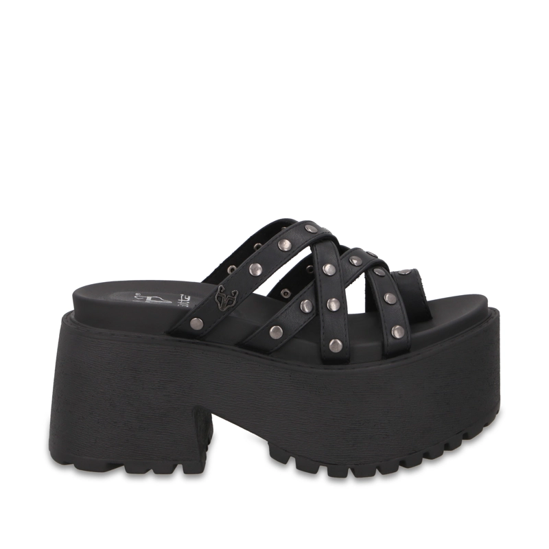 SANDALIA PLATAFORMA NEGRA MUJER 1567F GOTTA - 1