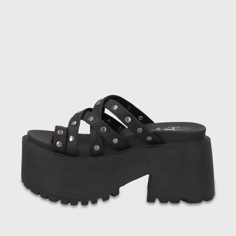 SANDALIA PLATAFORMA NEGRA MUJER 1567F GOTTA - 4
