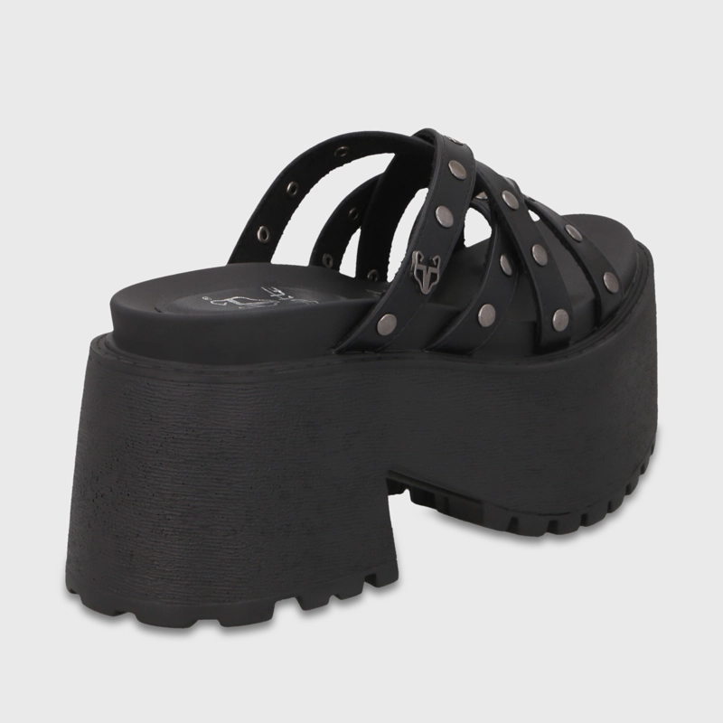 SANDALIA PLATAFORMA NEGRA MUJER 1567F GOTTA - 5