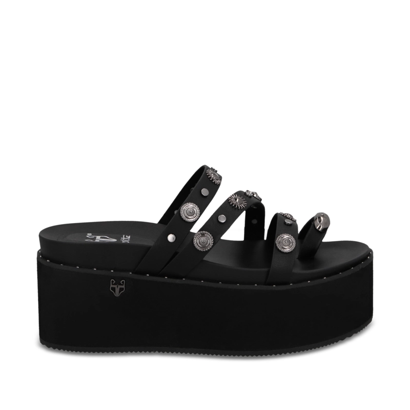 SANDALIA PLATAFORMA NEGRA MUJER 1566G GOTTA - 1