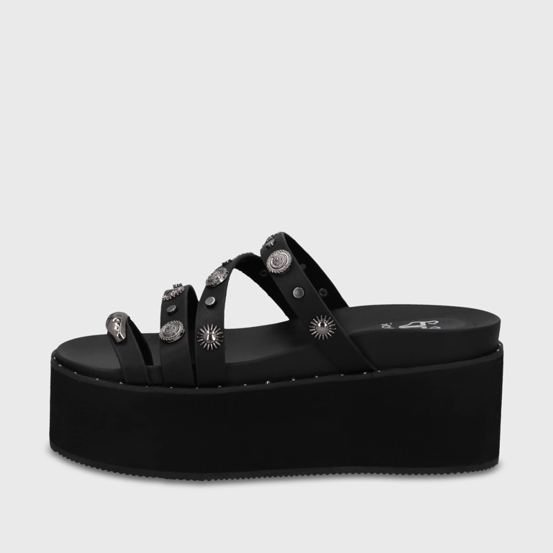 SANDALIA PLATAFORMA NEGRA MUJER 1566G GOTTA - 4
