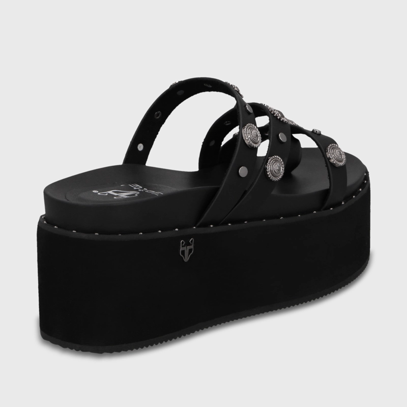 SANDALIA PLATAFORMA NEGRA MUJER 1566G GOTTA - 5
